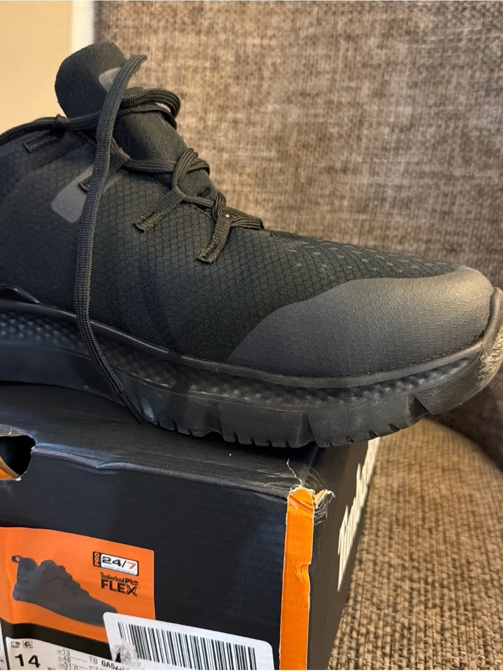Timberland PRO Intercept Steel Toe Work Shoes Black Men’s 14 W/L TB0A5ZNY001